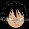 Luffy without hat 02 avec filigrane