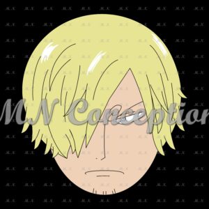 Sanji 04 black background avec filigrane