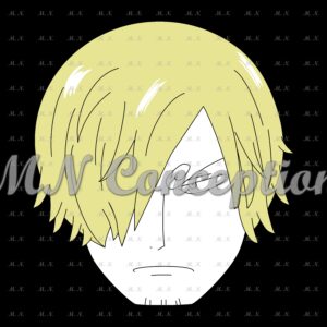 Sanji 07 black background avec filigrane