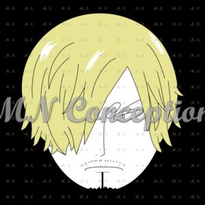 Sanji 11 black background avec filigrane