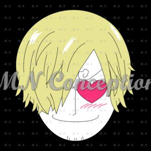 Sanji 15 black background avec filigrane