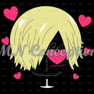 Sanji 21 black background avec filigrane