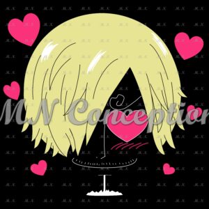 Sanji 28 black background avec filigrane