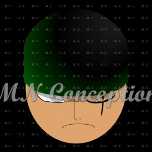 Zoro 08 black background avec filigrane