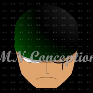 Zoro 17 black background avec filigrane