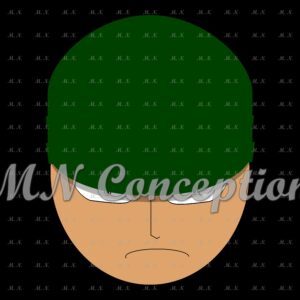 Zoro 22 black background avec filigrane