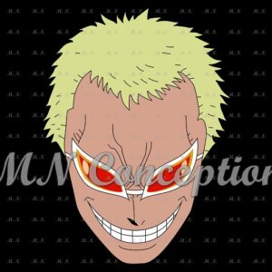 Doflamingo 01 black background avec filigrane