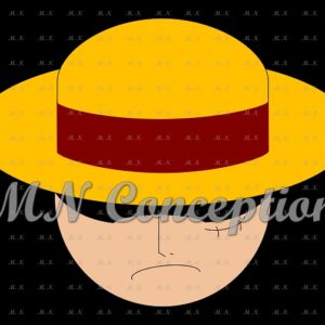 Luffy 19 black background avec filigrane