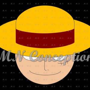 Luffy 27 black background avec filigrane