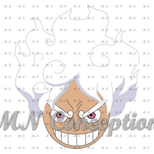 Luffy gear 5 02 avec filigrane