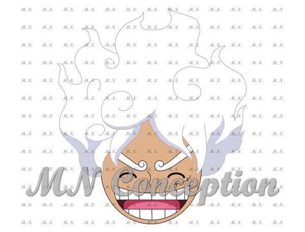 Luffy gear 5 04 avec filigrane