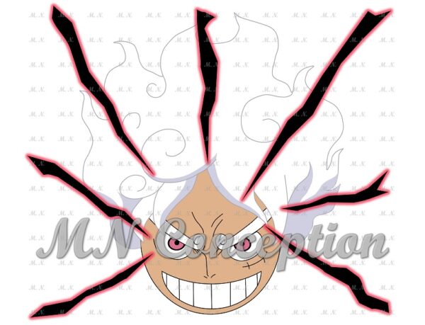 Luffy gear 5 05 avec filigrane